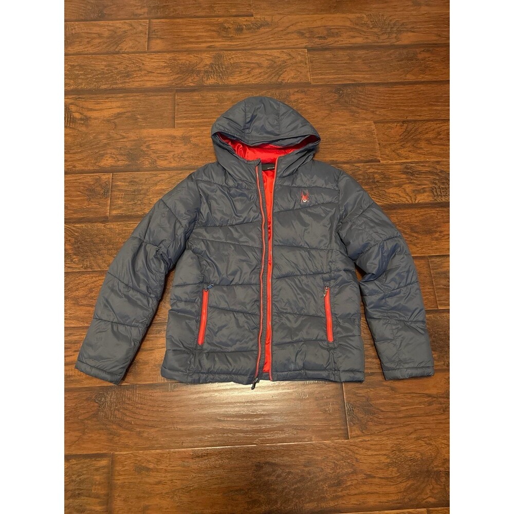 Spyder Nexus Jacket Insulated Puffer Men's Medium Gray